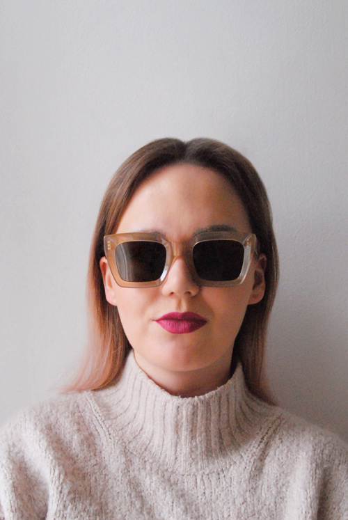 Celine beige sunglasses for women